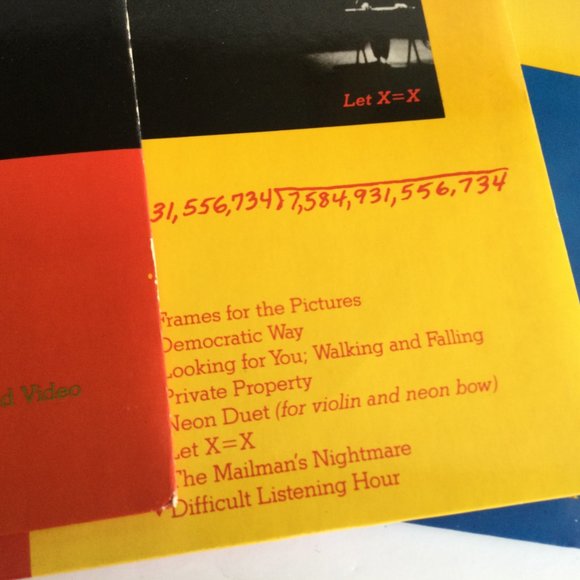 Laurie Anderson Live 1984 5 LP Box Set Electronic Experimental Synthesizer - Picture 11 of 15